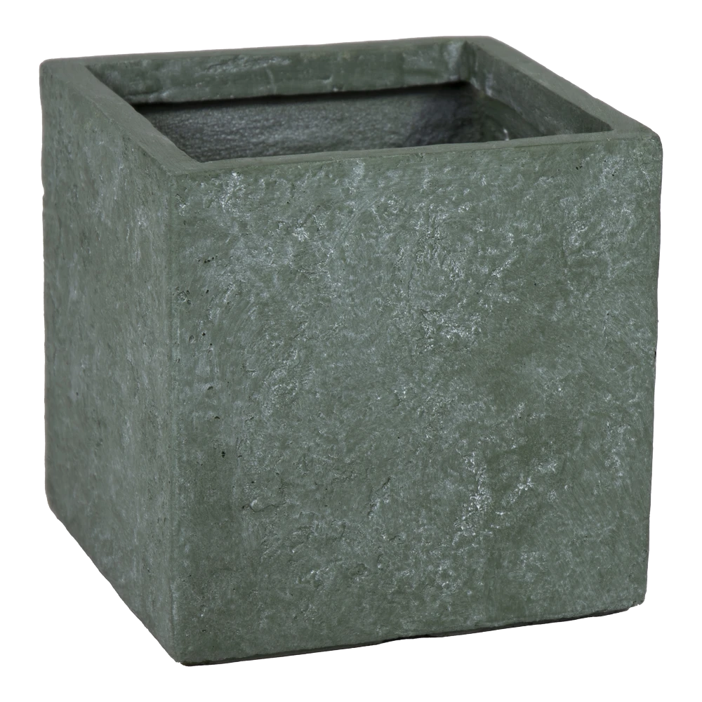 Plantenbak Arizona Cubi Cypress Wash - l23 x b23 x h23cm - Groen Plantenbak Arizona Cubi Cypress Wash - L23 X B23 X H23cm - Groen -Tuin Gereedschap Winkel arizona cubi cypress wash w23h23 plantenbak 1