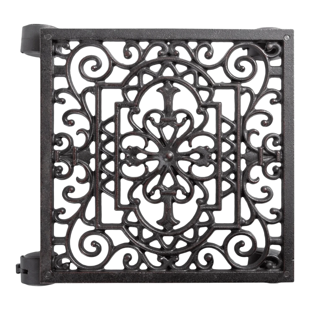 Indoor Gietijzeren Vierkante Plantentrolley L - Esschert's Garden -Tuin Gereedschap Winkel indoor gietijzeren vierkante plantentrolley l esschert s garden plantentrolley 2