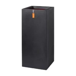 Capi Plantenbak Rechthoek Urban Smooth NL - L36 X B36 X H79cm - Zwart