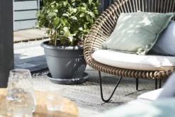 Plantenschotel Elho Universeel Rond 48cm - Antraciet -Tuin Gereedschap Winkel universele schotel rond 48cm schotel antraciet 6 13